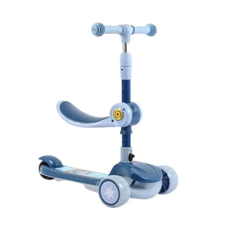 Family Center Children's Scooter 3-in-one - Blue - 52×31x72CM - 13-M3-99B - ZRAFH