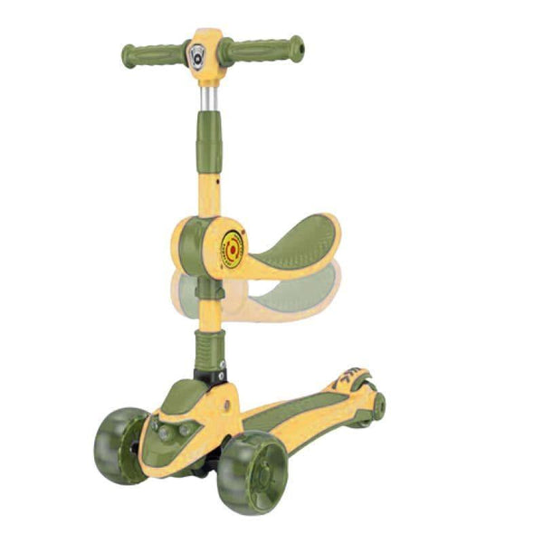 Family Center Children's Scooter 3-wheeled - Yellow - 61x28x83CM - 13-302-36Y - ZRAFH