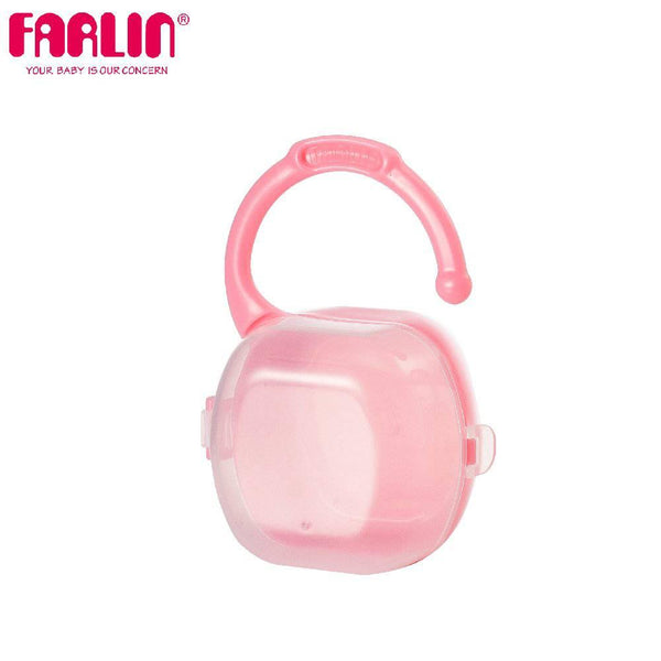 Farlin Tick Tock Pacifier Storage Box Pink - ZRAFH