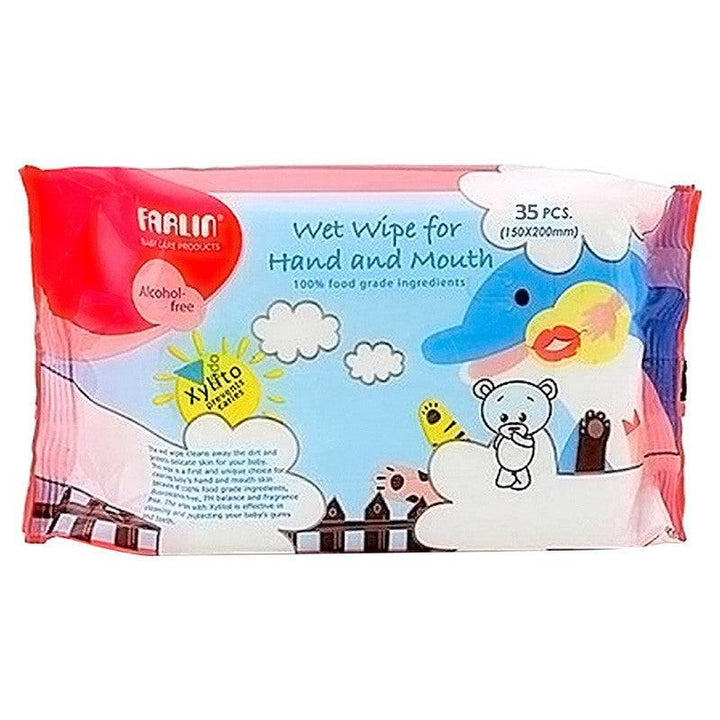 Farlin 35 Wet Wipes for Hand & Mouth - 3 Packs - ZRAFH