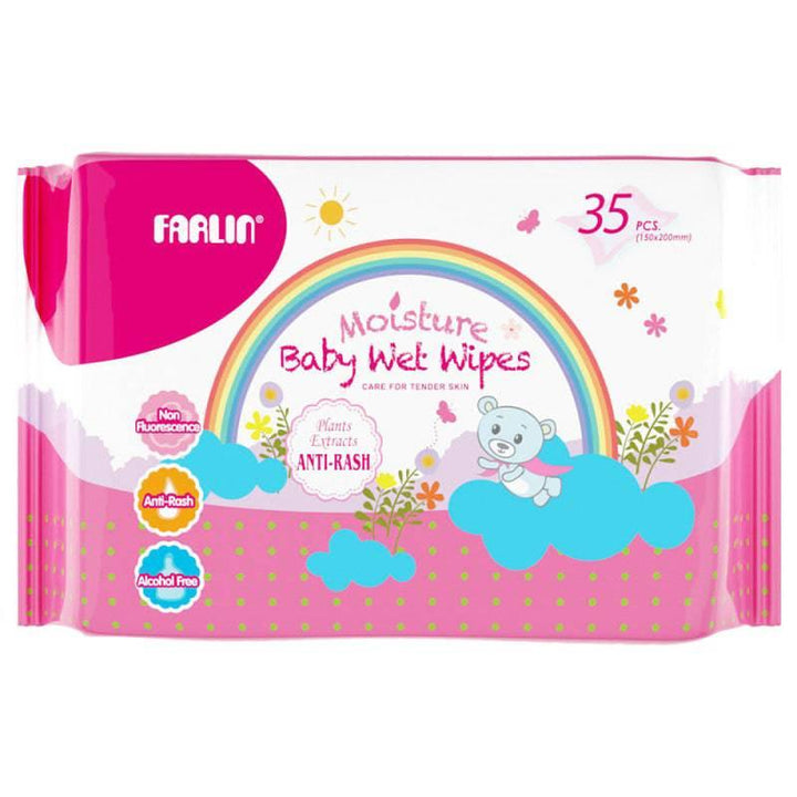 Farlin Anti-Rash Baby Wet Wipes 35 Sheets - 72 Pieces - ZRAFH