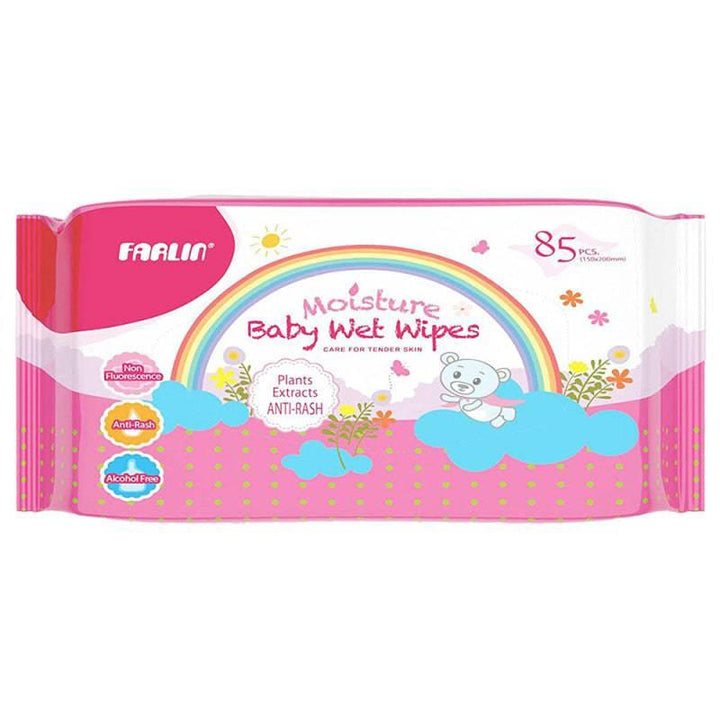 Farlin Anti-Rash Baby Wet Wipes - 85 Sheets - ZRAFH