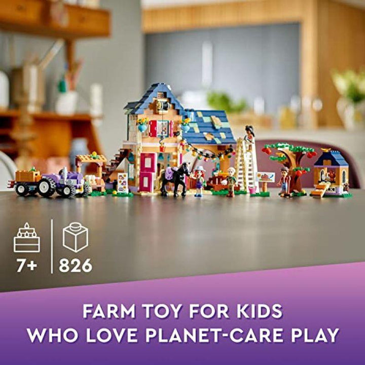 Lego Friends Organic Farm House Set - 826 Pieces - 6379079 - Zrafh.com - Your Destination for Baby & Mother Needs in Saudi Arabia