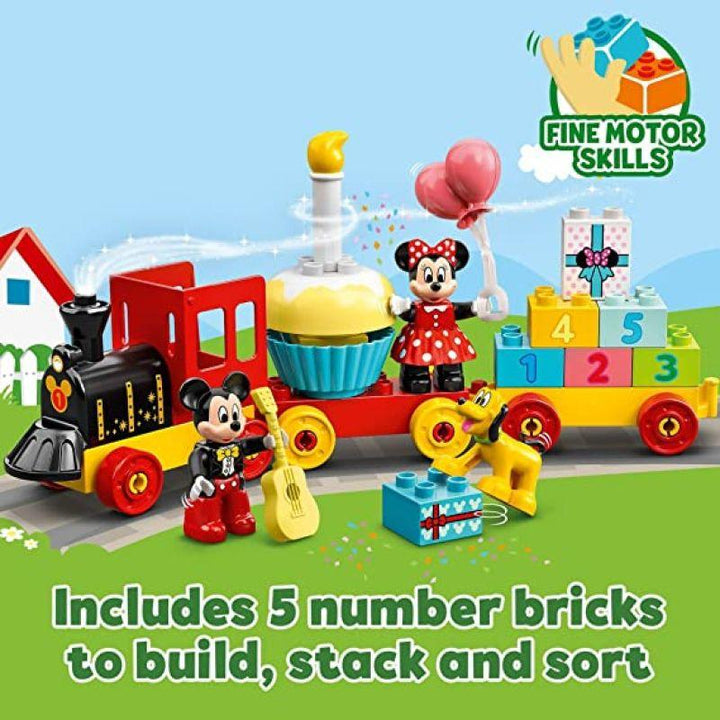 Lego Duplo Disney Mickey & Minnie Birthday Train - 22 Pieces - 6332154 - Zrafh.com - Your Destination for Baby & Mother Needs in Saudi Arabia