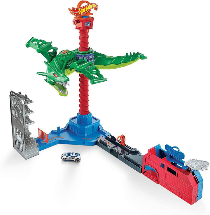 Hot Wheels City Air Attack Dragon Playset GJL13 - ZRAFH