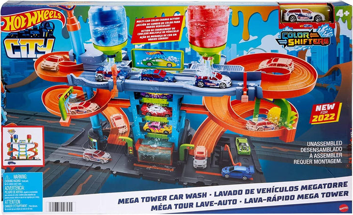 Hot Wheels City Mega Tower Car Wash HDP05 - ZRAFH