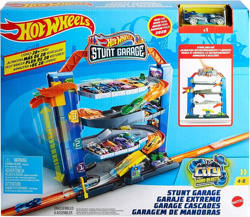 Hot Wheels City Downtown Car Park Playset, Gift for Kids Ages 4 to 8 