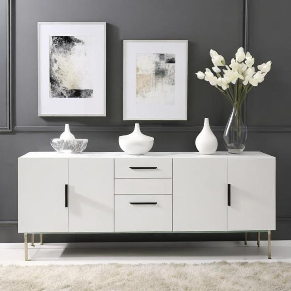 Alhome White Console Stylish and Easy-to-Assemble Furniture - Zrafh.com - Your Destination for Baby & Mother Needs in Saudi Arabia