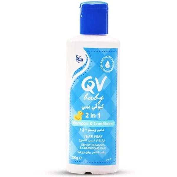 QV Baby Shampoo And Conditioner 2 In 1 - 200 g - Zrafh.com - Your Destination for Baby & Mother Needs in Saudi Arabia