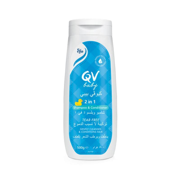 QV Baby Shampoo And Conditioner 2 In 1 - 500 g - Zrafh.com - Your Destination for Baby & Mother Needs in Saudi Arabia