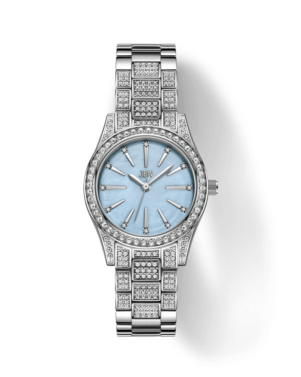 JBW Cristal Spectra 0.06 ctw Diamond Women's Watch - Silver - J6392B - Zrafh.com - Your Destination for Baby & Mother Needs in Saudi Arabia