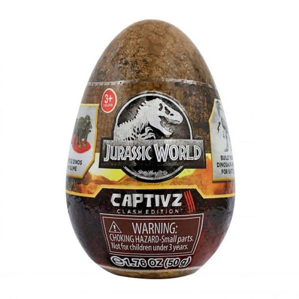 Jurassic World Captivz Clash Edition Slime Egg - 24 Pieces - ZRAFH
