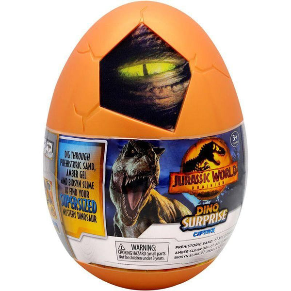 Jurassic World Captivz Dominion Edition Mega Egg - Orange - ZRAFH