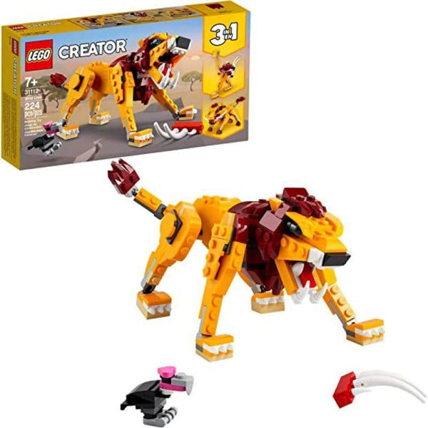 Lego Creator Wild Lion Building set - 224 Pieces - 6327647 - ZRAFH