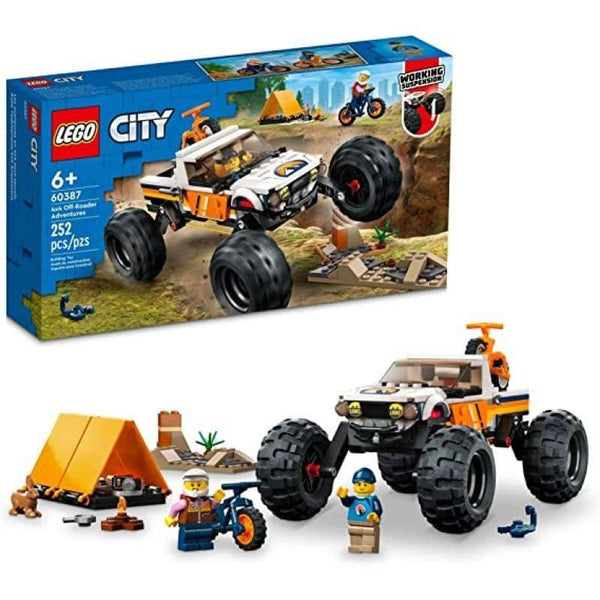 Lego City 4x4 Off-Roader Adventures Monster Truck Toy - 252 Pieces - LEGO-6425861 - ZRAFH