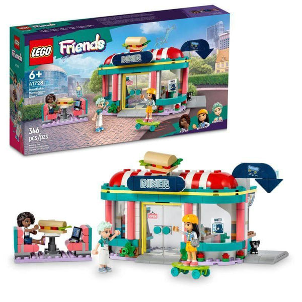 Lego Friends Heartlake Downtown Diner Playset - 346 Pieces - LEGO-6425644 - ZRAFH