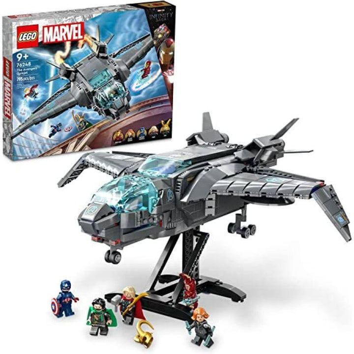 Lego Marvel The Avengers Quinjet Spaceship Building Toy Set - 795 Pieces - LEGO-6427727 - ZRAFH