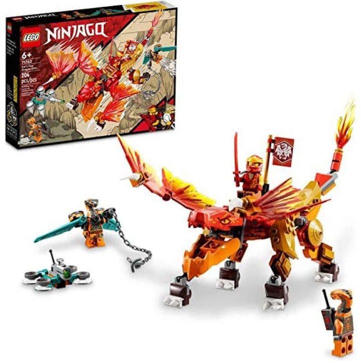 Lego Ninjago Kai's Fire Dragon EVO Toy - 204 Pieces - 6371138 - ZRAFH