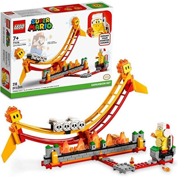Lego Super Mario Lava Wave Ride Expansion Set - 218 Pieces - LEGO-6420687 - ZRAFH