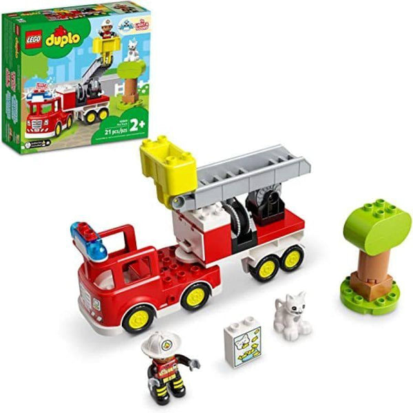 Lego Duplo Town Fire Truck Building Toy Set - 21 Pieces - 6379258 - ZRAFH