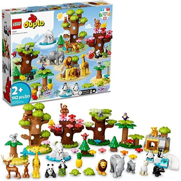 Lego Duplo Wild Animals of The World Toy Set - 142 Pieces - 6379270 - ZRAFH