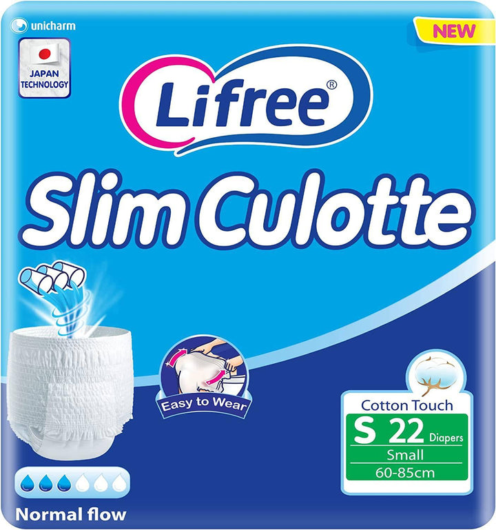 Lifree Adult Diaper Slim Culotte Package , Small 22 Pads - ZRAFH
