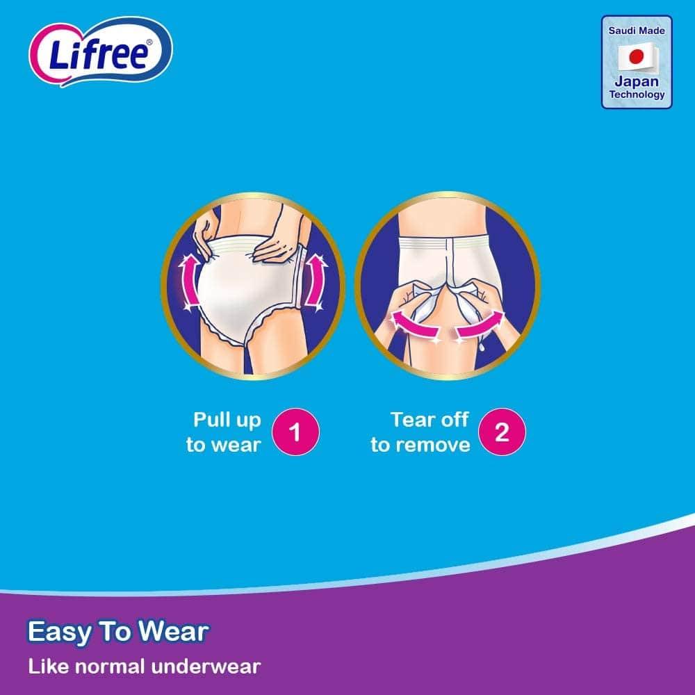 LIFREE Adult Diaper Extra Large Size Pant Style - Xl-60 Adult Diapers - XL  - Buy 60 LIFREE NON-WOVEN Adult Diapers | Flipkart.com
