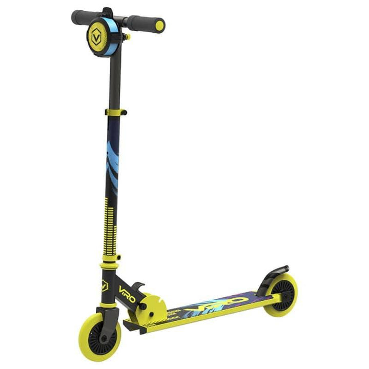 Little Tikes Viro Rides VR 240 Soundtrack Kick Scooter - Yellow - ZRAFH