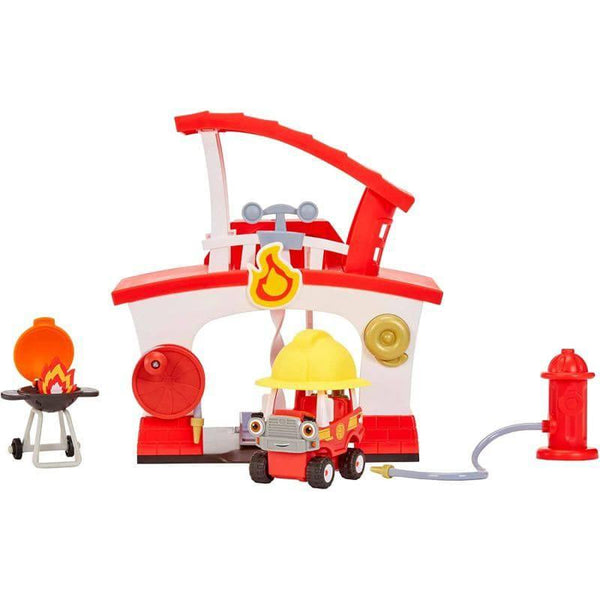 Little Tikes Let’s Go Cozy Coupe Fire Station Playset with Fire Truck - Multicolor - ZRAFH