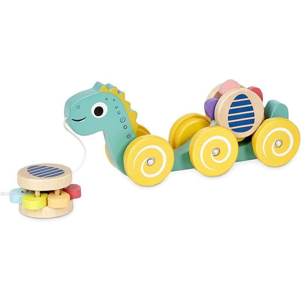 Little Tikes Wooden Critters Dino Pull Toy with Removable Rattles - Multicolor - ZRAFH