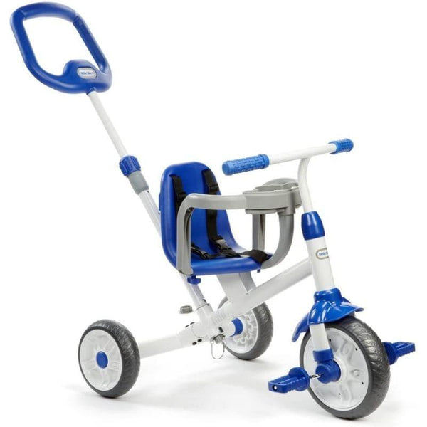 Little Tikes Ride And Learn 3-in-1 Trike Bicycle for Toddlers - Blue - ZRAFH