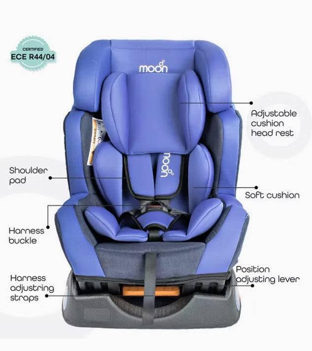 Moon Hefty Car Seat Group (0,1,2) Blue MNBGCBL12 - ZRAFH