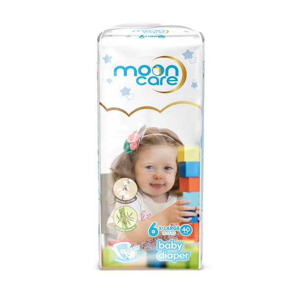 Mooncare Baby Diapers Size 6 XL, 40 Pieces (16-25kg)