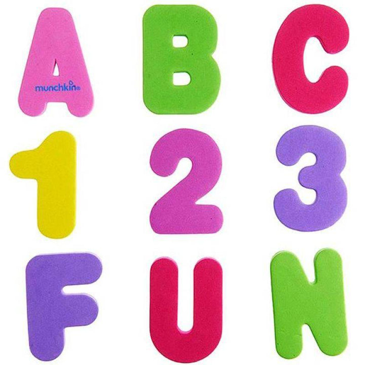 Munchkin Bath Toy Letters&Numbers - 36 Pcs - Figure 1 - ZRAFH