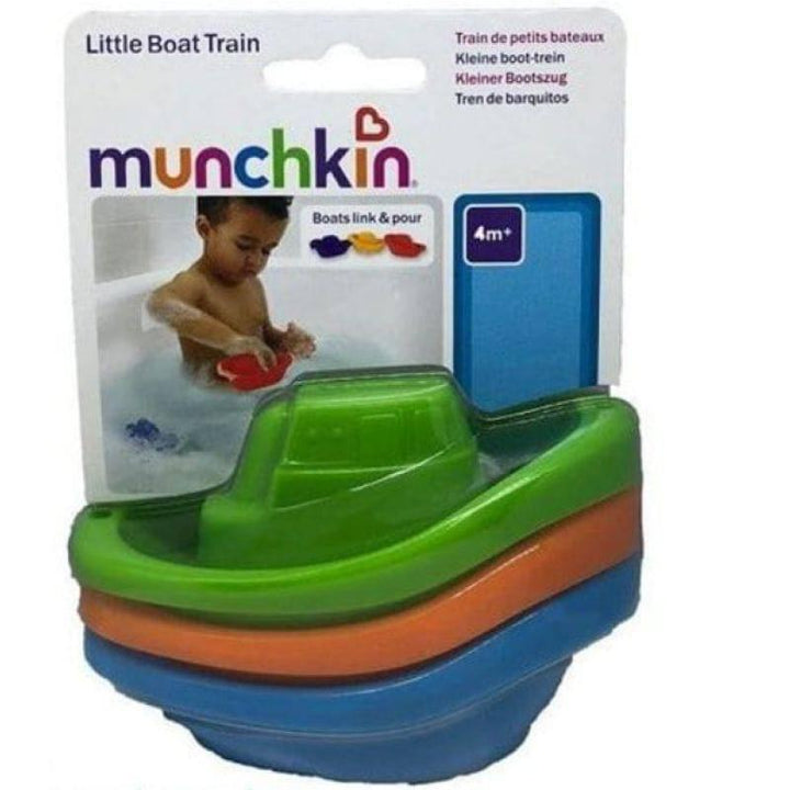 Munchkin Little Boat Train Bath Toy 4+ months - 3 Pieces - Multicolor - ZRAFH