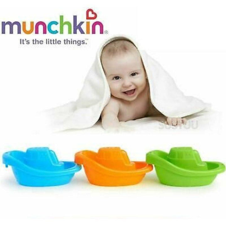 Munchkin Little Boat Train Bath Toy 4+ months - 3 Pieces - Multicolor - ZRAFH