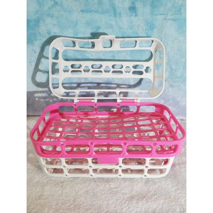 Munchkin High Capacity Dishwasher Basket - Pink - ZRAFH