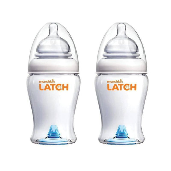 MUNCHKIN LATCH BOTTLE NATURAL MOVEMENT TEAT +0 month STAGE 1 - 120ml - 2 pcs - ZRAFH