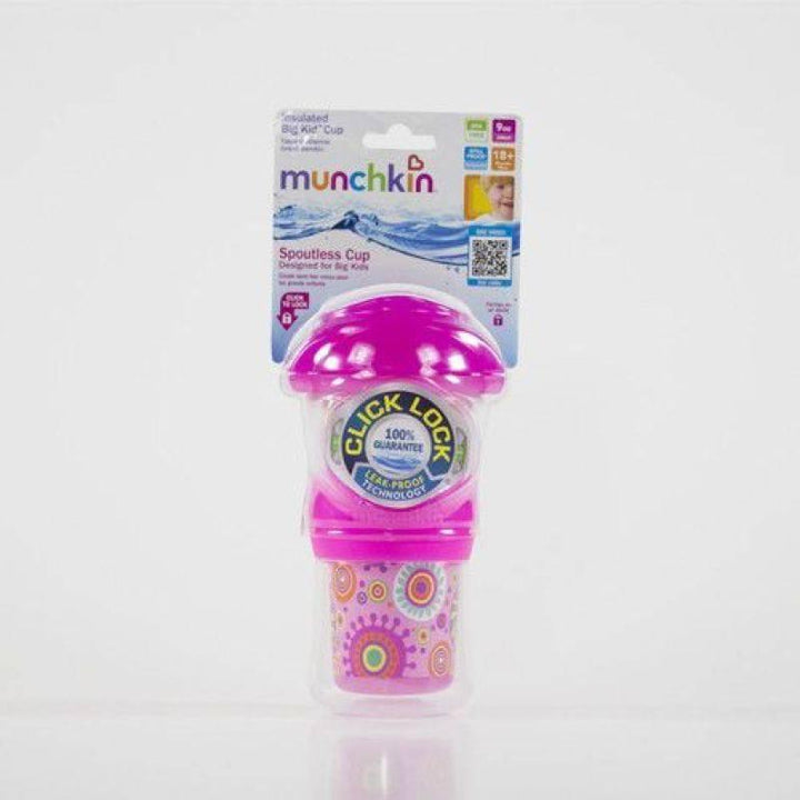 Munchkin Click Lock™ Insulated Big Kid™ Cup - 270 ml - Pink - ZRAFH