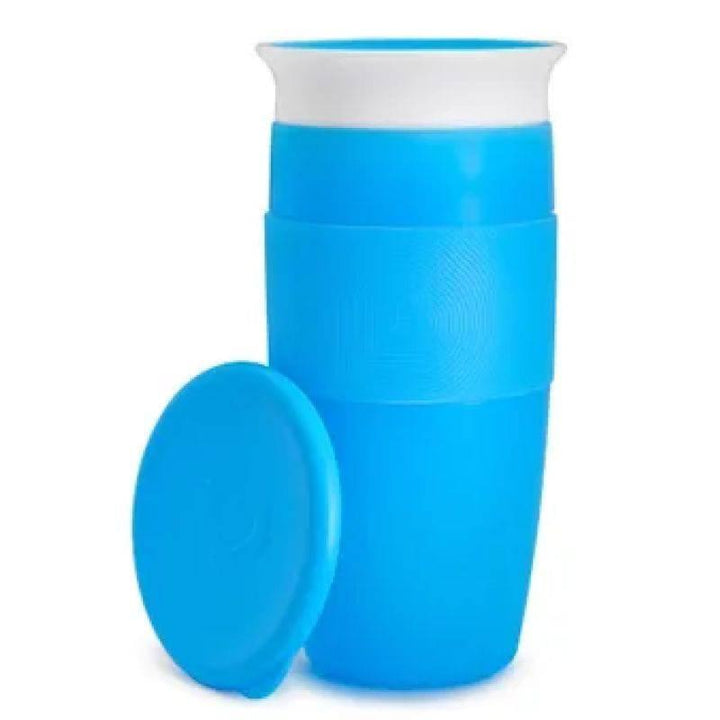 Munchkin Miracle Personalized Spill Proof Childs Cup With Stickers - 270ml - Blue - ZRAFH