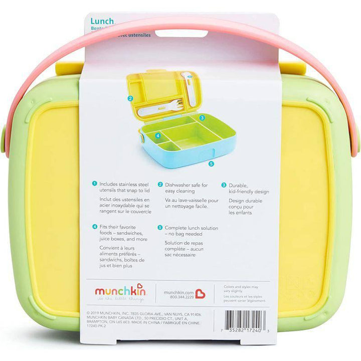 Munchkin Bento Box Toddler Lunch Box - Yellow - ZRAFH
