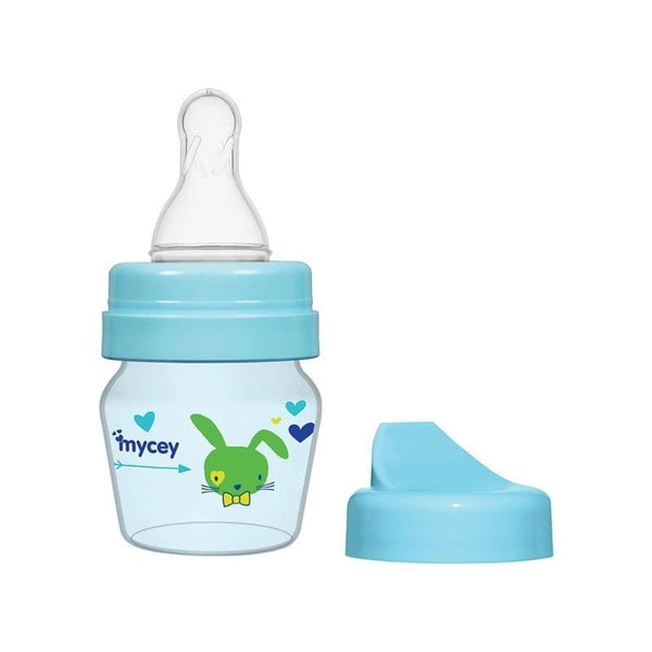 Mycey Mini Feeding Bottle - Blue - ZRAFH