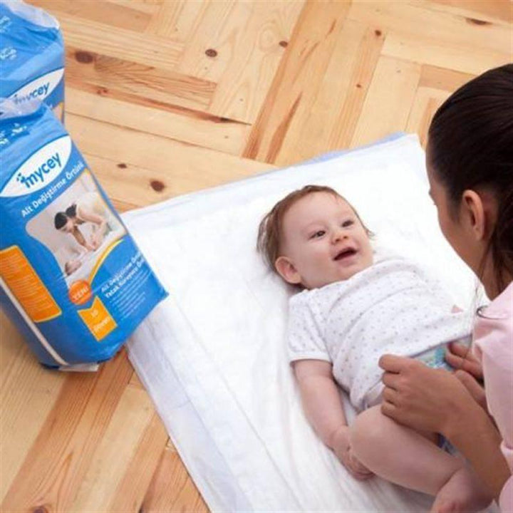 Mycey Disposable Baby Diaper Changing Mat 10 pieces - ZRAFH