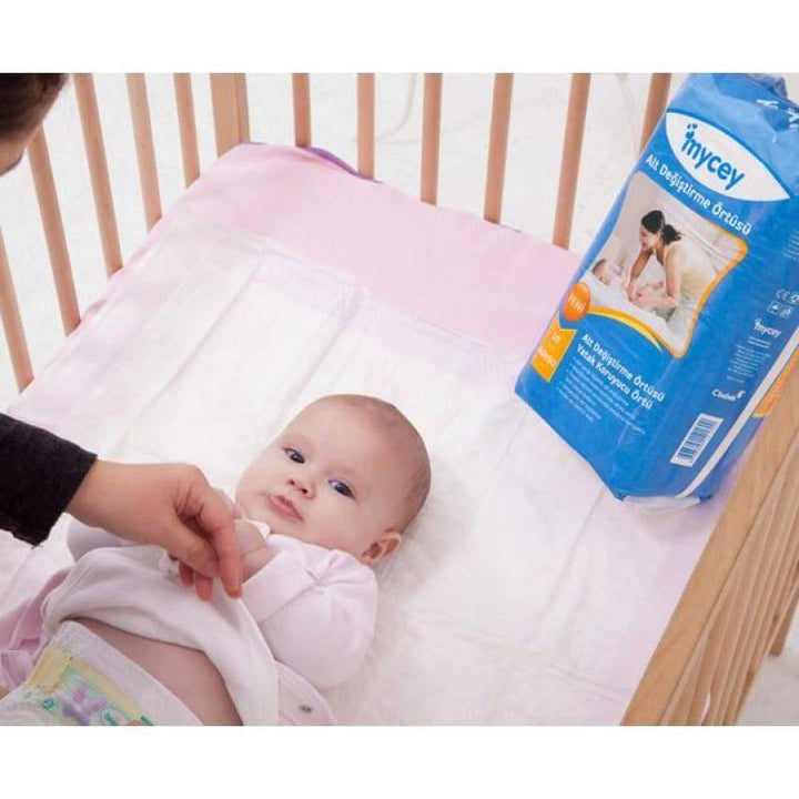 Mycey Disposable Baby Diaper Changing Mat 10 pieces - ZRAFH