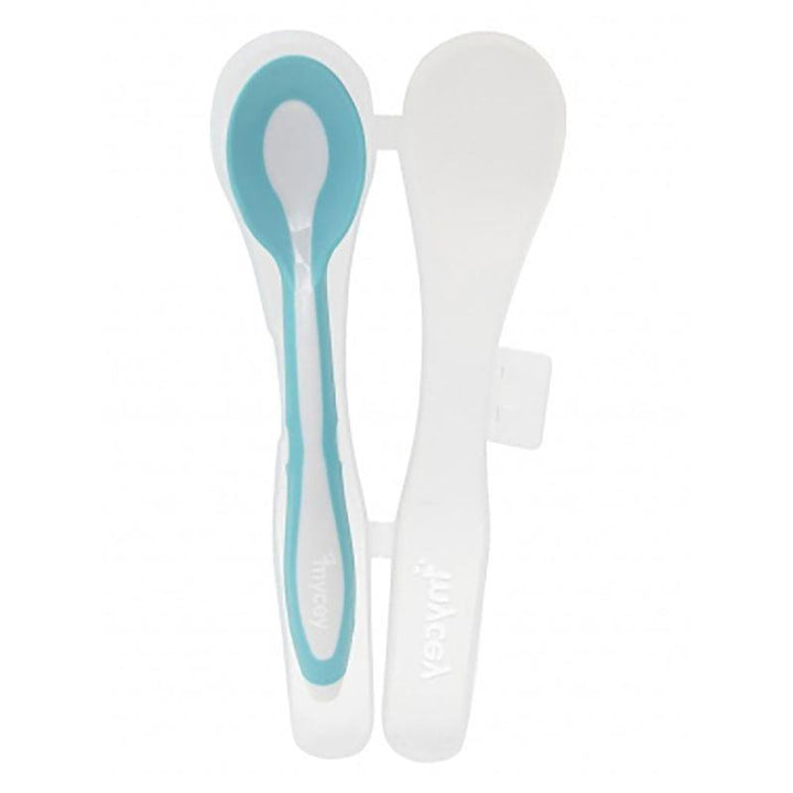 Mycey Weaning Spoon With Case - Blue - ZRAFH