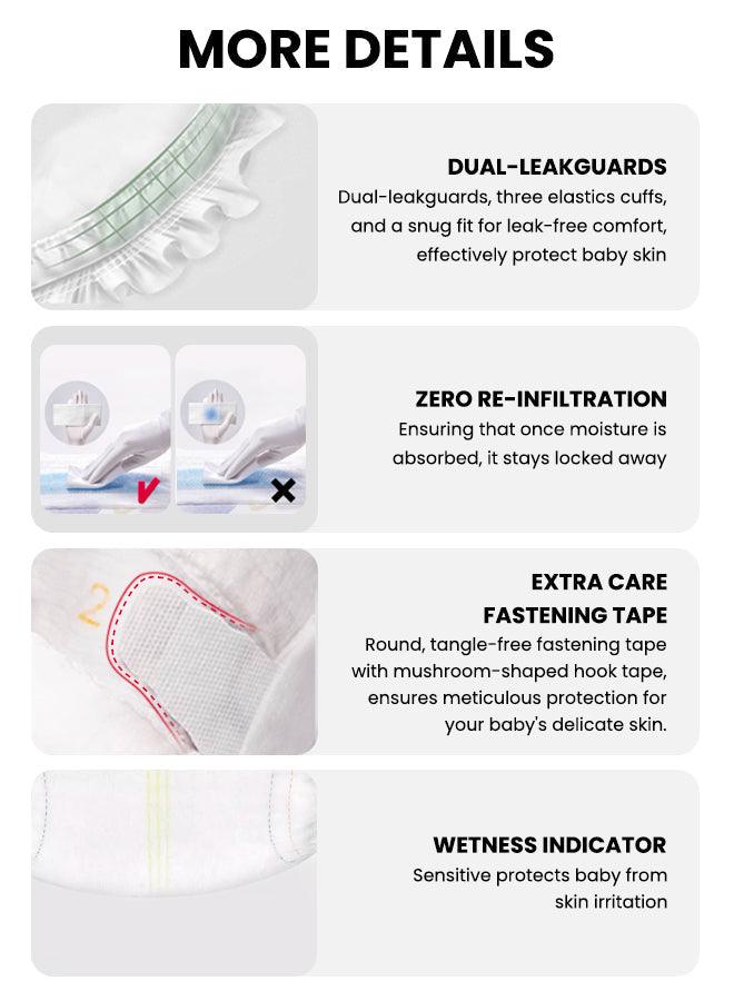 Hibobi -Ultra Soft Absorbent Pants Diapers - Size 3 - 5-11Kg - 60Pcs - Zrafh.com - Your Destination for Baby & Mother Needs in Saudi Arabia