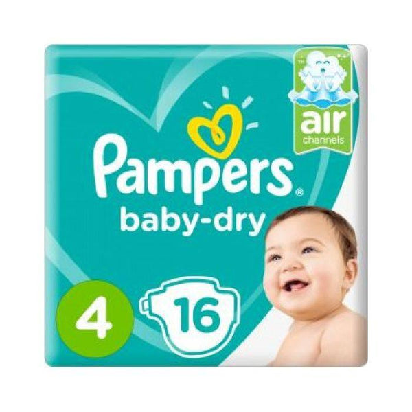 Pampers Active Dry Size 4 16 Diapers - ZRAFH