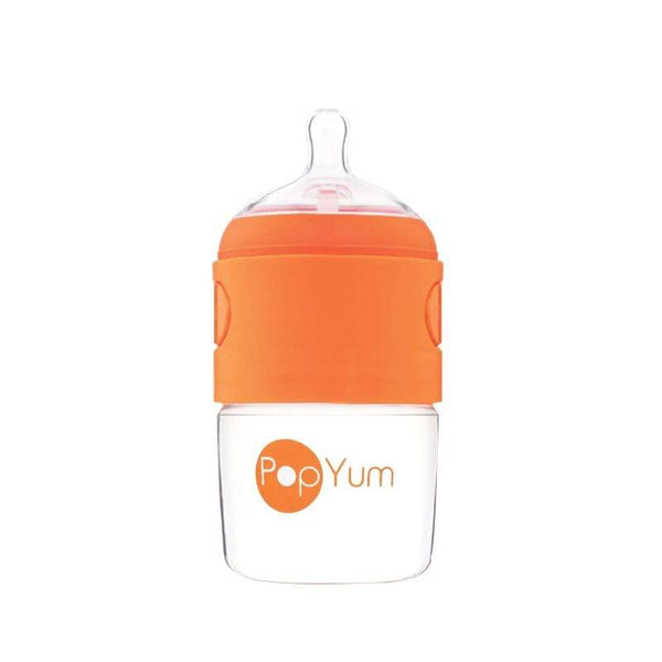 Pop Yum Baby Feeding Bottle - 150 ml - Orange - ZRAFH