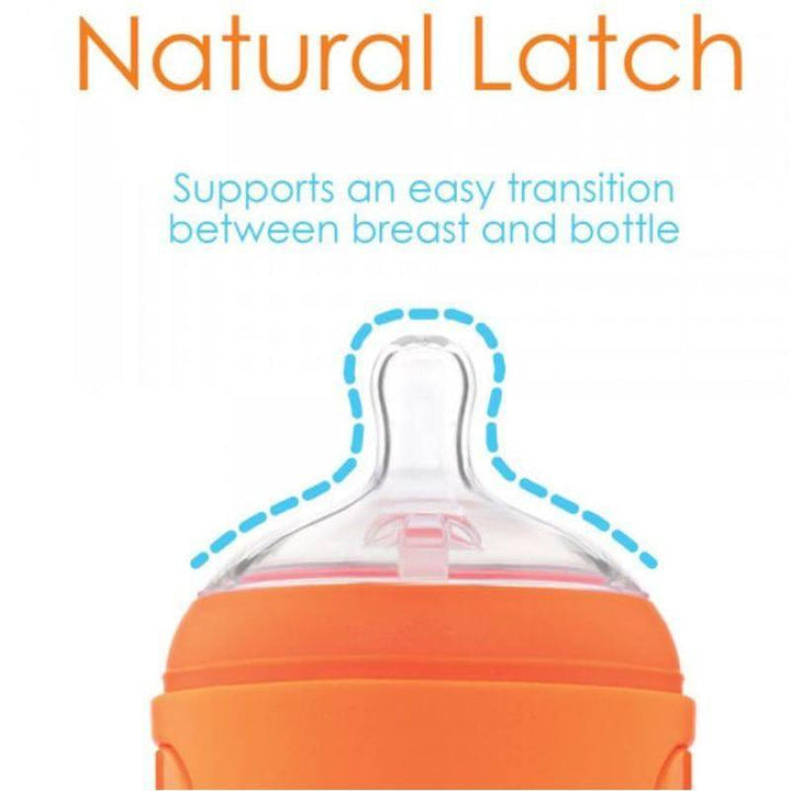 Pop Yum Transparent Freeding Nipples Extra Fast Flow - 6-8 Months - 2 Pieces - ZRAFH