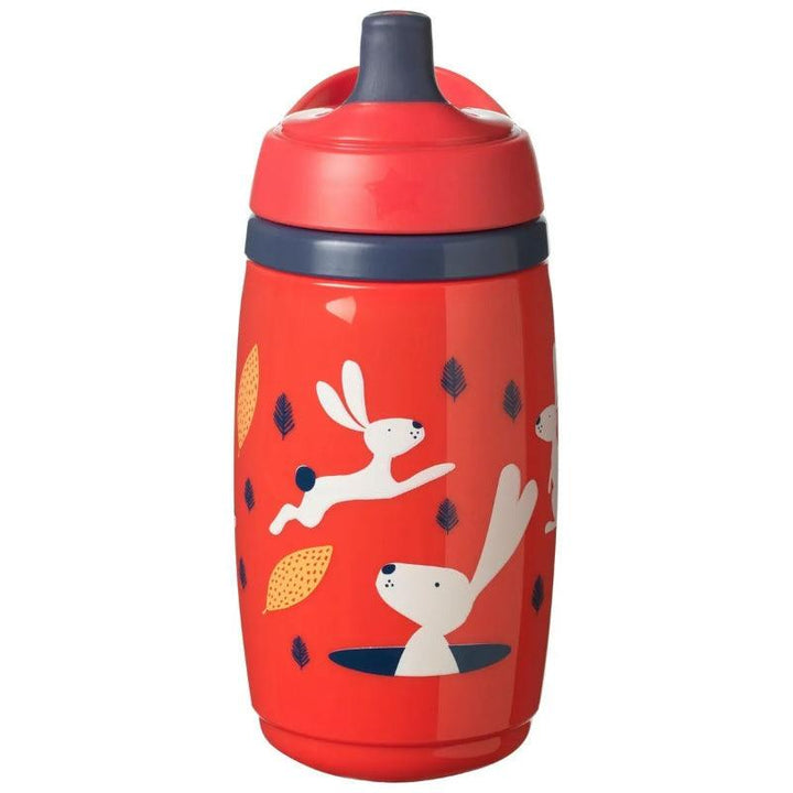 Tommee Tippee Superstar Insulated Sportee Water Bottle - Green - 266mL - Zrafh.com - Your Destination for Baby & Mother Needs in Saudi Arabia